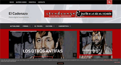 Desktop Screenshot of elcadenazo.com