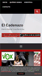 Mobile Screenshot of elcadenazo.com